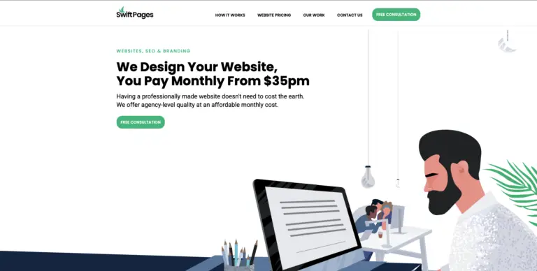 Swift Pages Webpage Site